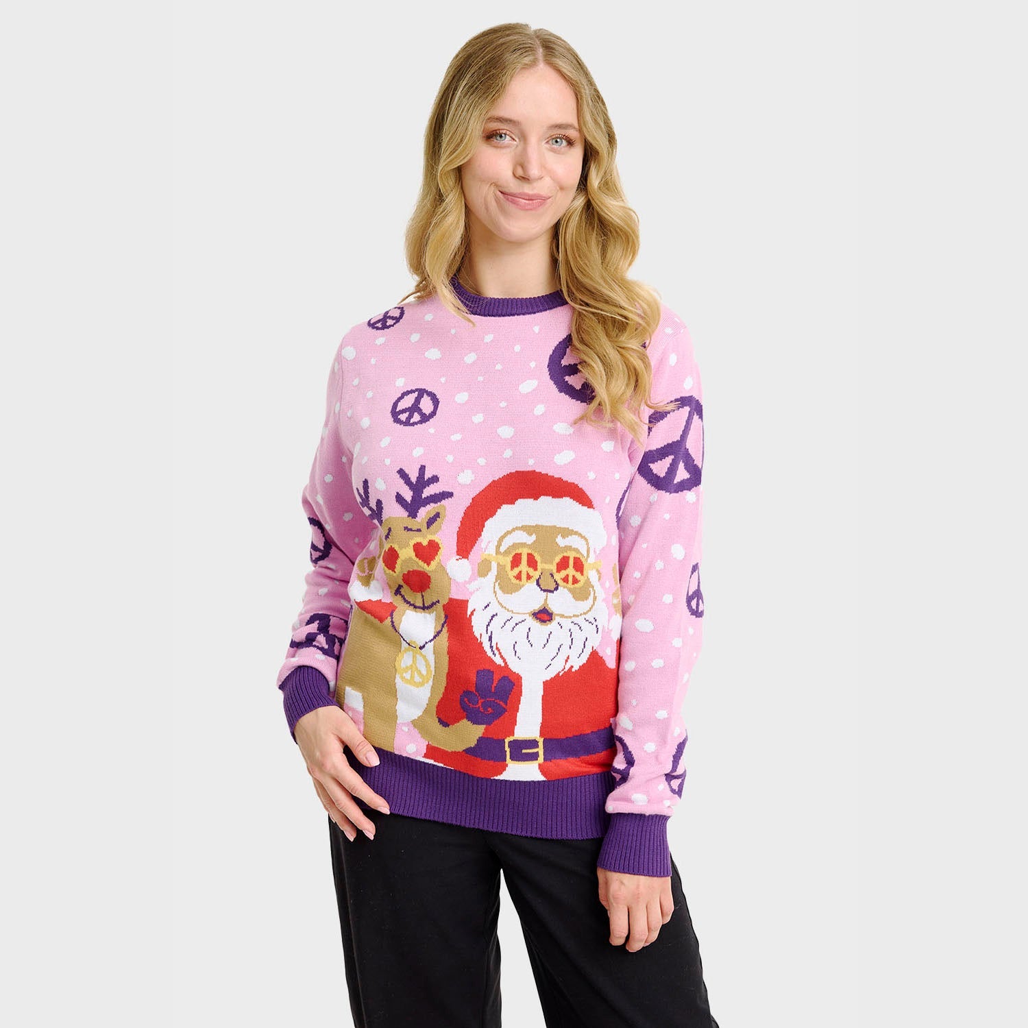 Hippie Christmas Sweater โ Women